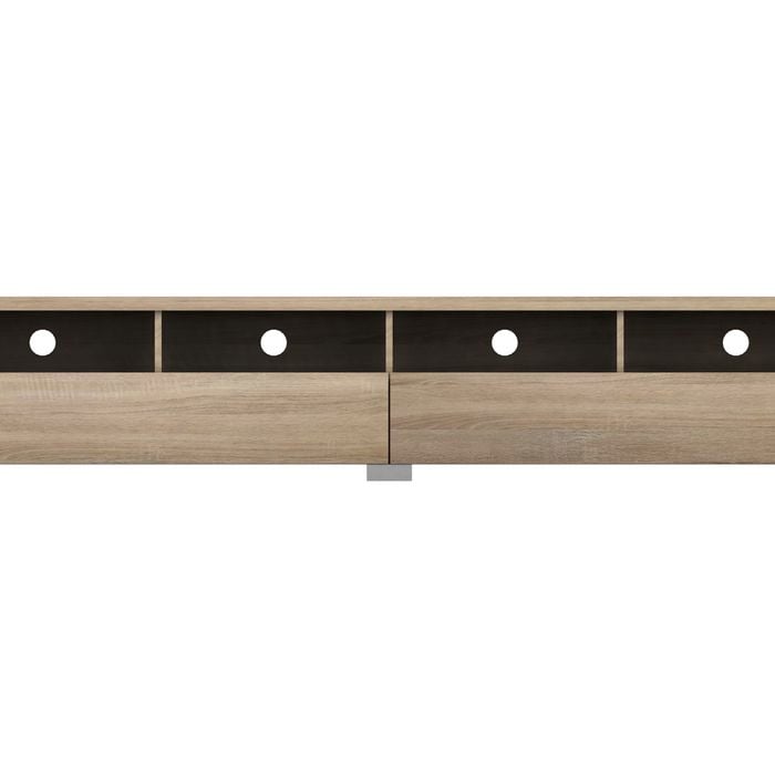 Elara Light Sonoma Oak 2 Drawer Entertainment Unit