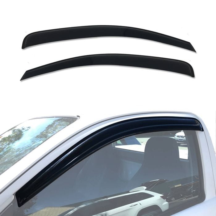 AUSGO Luxury Weather Shields for Toyota Hilux Extra Cab 2005-2015 Weathershields Window Visors Wind Deflectors