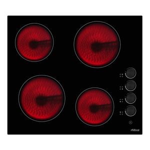 Mistral 60cm 4 Zone Knob Control Ceramic Cooktop