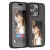 Pop Phones Smart Nfc E-ink Screen Case (suits Iphone 15 Pro Max) - Black