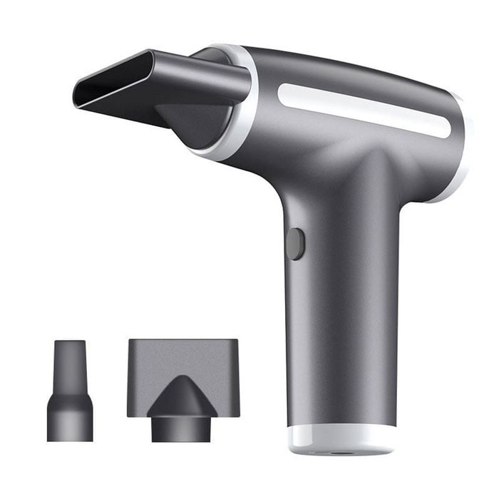 Catzon Wireless Blow Dryer 4 Speeds Rechargeable-black