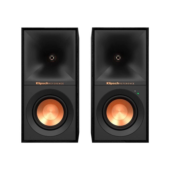2x Klipsch R-40PM Powered Wireless Bluetooth Bookshelf 70W Speakers Black