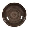 Churchill Stonecast Patina Coupe Plates Black 217mm 12 Pack Ceramic Tableware