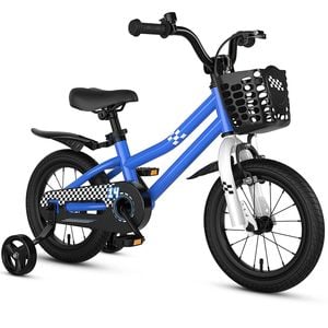 Costway 36cm Kids Bike Adjustable Training Bicycle - Navy