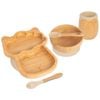 Tiny Dining 5pc Bamboo Llama Baby Weaning Set