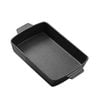 Cast Iron Barbecue Grill Pan or Baking Pan Heavy-Duty Uncoated 33 CM