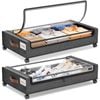 Catzon 2Pcs Under Bed Storage with Wheels for Clothes Blankets