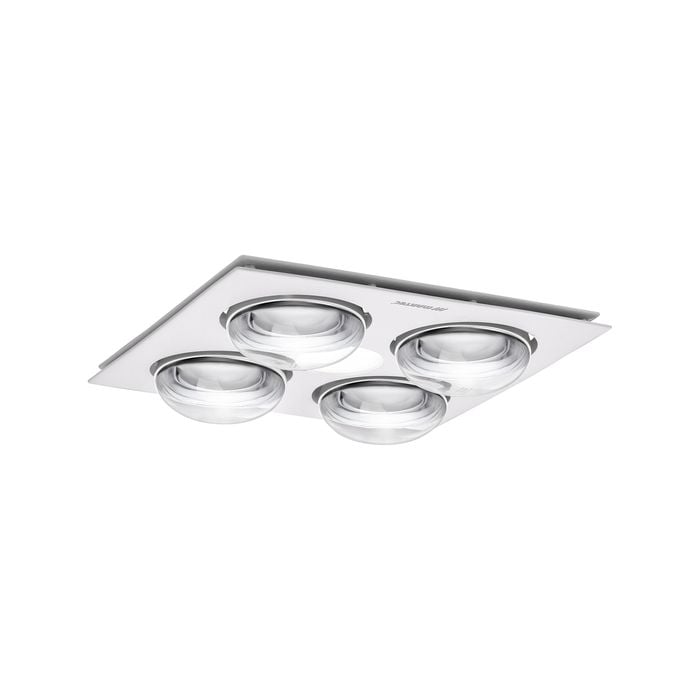 Martec 45W Forme 4 3-in-1 Bathroom Heater, Exhaust Fan And LED