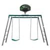 Lifespan Kids Stanley Heavy Duty Monkey Bars With Anchor Kit & Basketball Ring