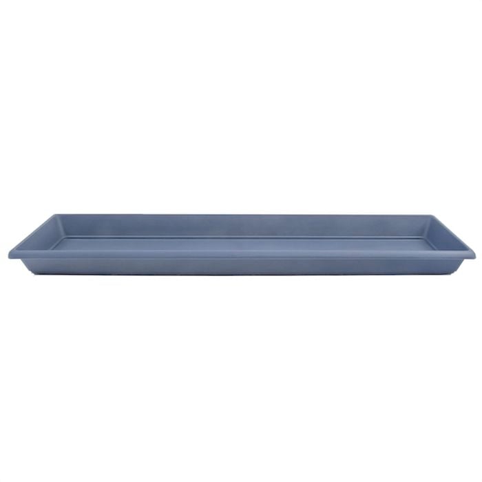 Northcote Pottery 780mm Navy Plastic Trough Rect Saucer