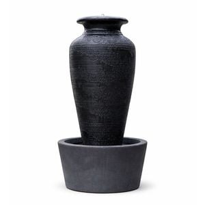 Northcote Pottery 53 x53 x102cm Luxor Charcoal GRC Water Feature