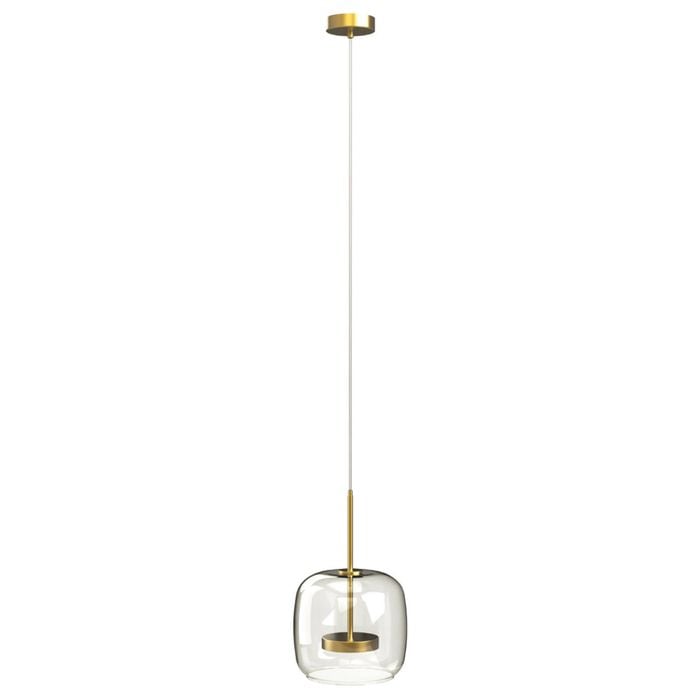 Mercator 7W Mod LED Clear Glass Pendant Light