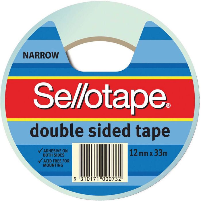 Sellotape Double Sided Tape (12mmx33m)