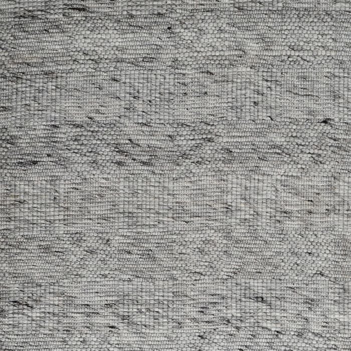 Modern Handwoven Wool Rug - Blocks 6219 - Ash Grey - 160x230cm