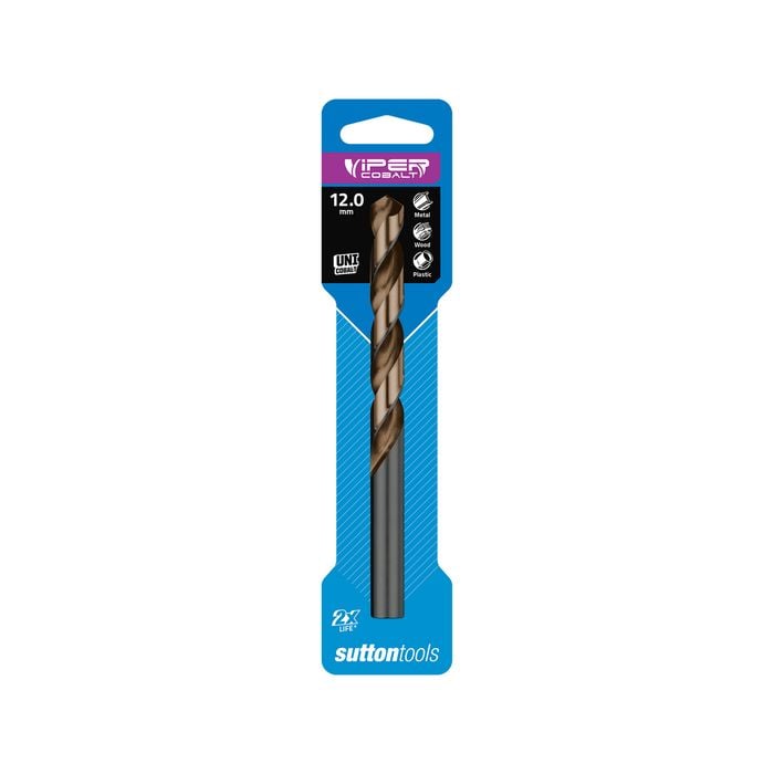Sutton Tools 12mm Viper Cobalt Jobber Drill Bit