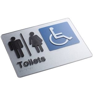Assistive & Braille Toilet Signs