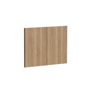Kaboodle 600mm Hazelnut V Modern Farmhouse Sink Doors - 2 Pack