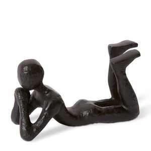 E Style Judd Home Decorative Sculpture Black- 20 x 8 x 11cm