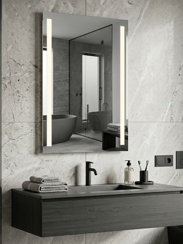 Barelli Strip LED mirror in bathroom