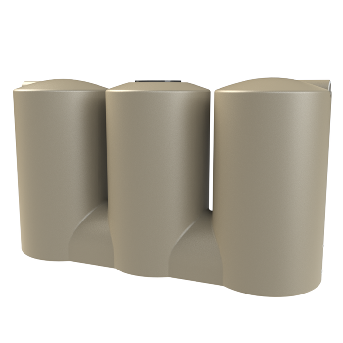 Melro Tanks 3000L Wheat Slimline 3007 Squat Poly Water Tank