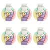 6PK Topchef Mini Pastel Silicone Heat Resistant Bundt Baking Pan Cotton Candy