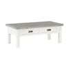Ashton Rectangle Indoor Timber Coffee Table In Brushed With Wooden Top