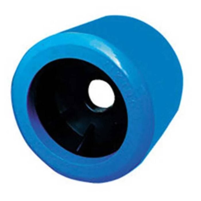 Roxom 4 Inch Smooth Blue Wobble Rollers 20-22mm Bore