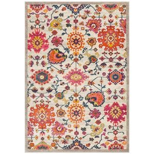 The Rug Connection Garden 208 Off White 330x240cm - Extra Large Transitional Pet Friendly Indoor Floor Rug