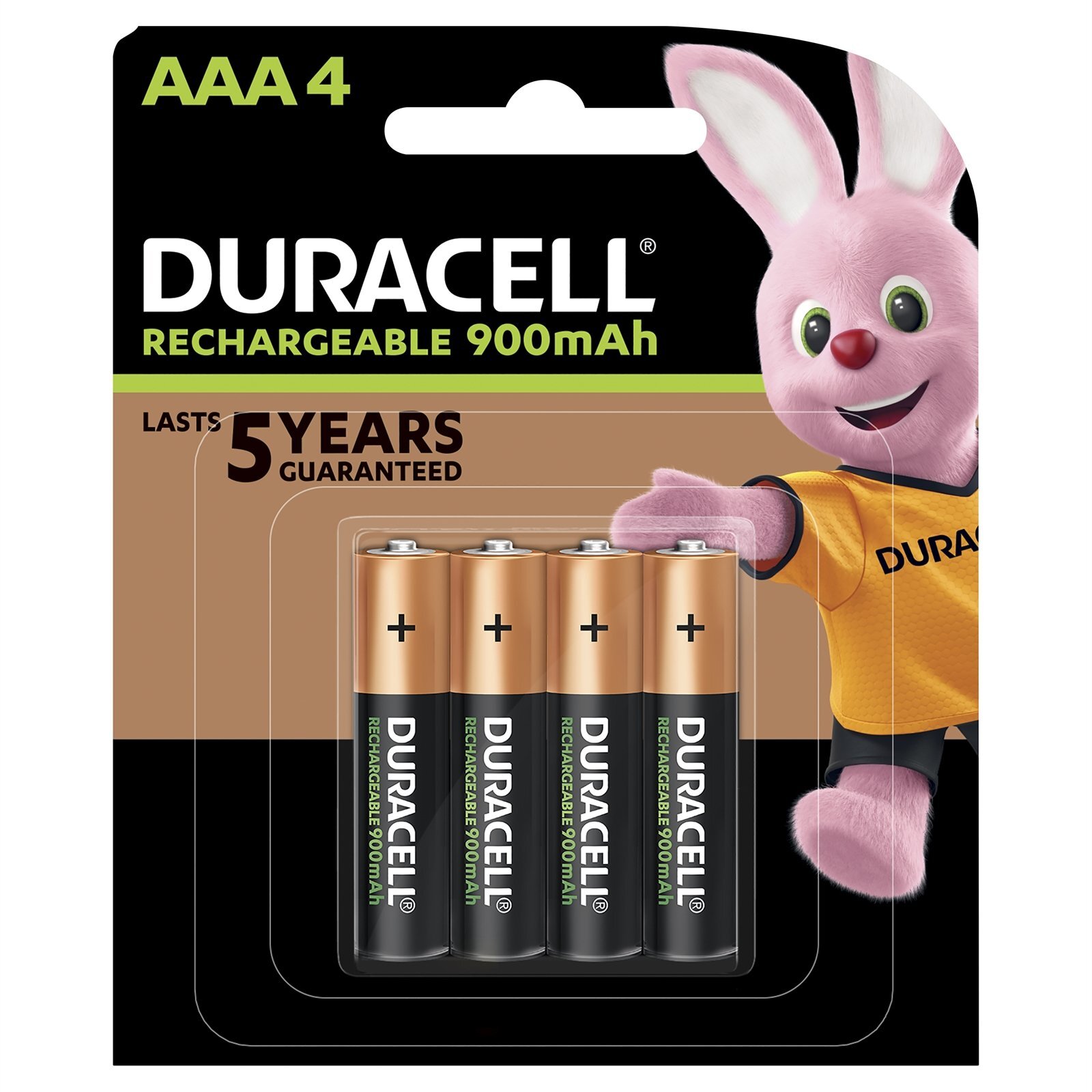 Duracell AAA Rechargeable Batteries - 4 Pack product image