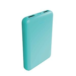 Laser 5000mAh Powerbank With Cable (Aqua)