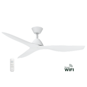 Atlanta 52" (1320mm) DC Smart Ceiling Fan with Remote Control | White