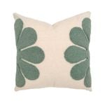 Bambury Florian Square Cushion - Eucalyptus