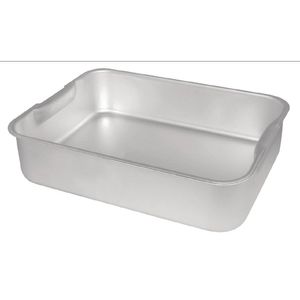 Vogue Deep Roasting Pan Aluminum Heavy Duty 470mm Commercial Kitchen Ovenware