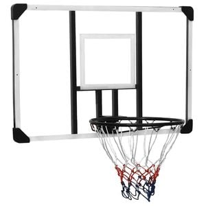 vidaXL Basketball Backboard Transparent Polycarbonate Basketball Hoop Part