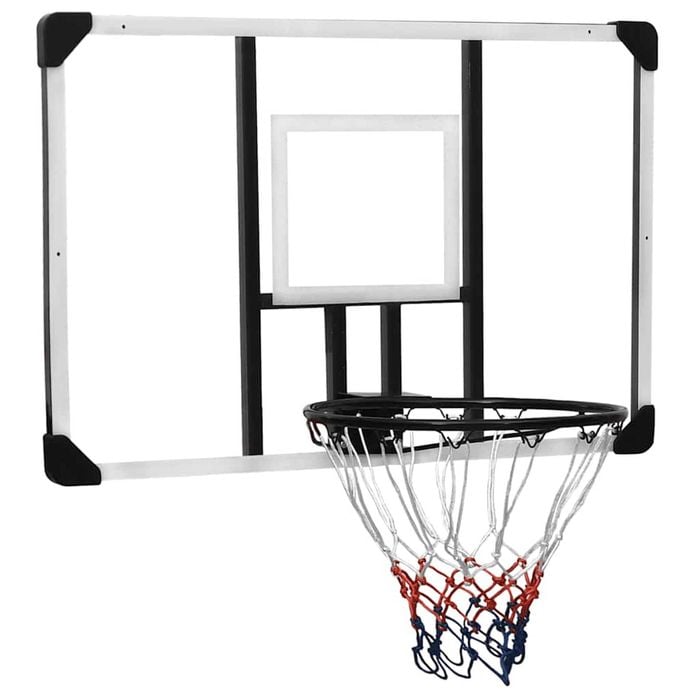 vidaXL Basketball Backboard Transparent Polycarbonate Basketball Hoop Part