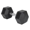 Ultimate 362 x 168 x 146mm 20kg Black with Chrome Handle Hex Dumbbell