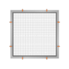 Rolltrak Clear Flushed Fly Screen Clip - 50 Pack - Bunnings Australia