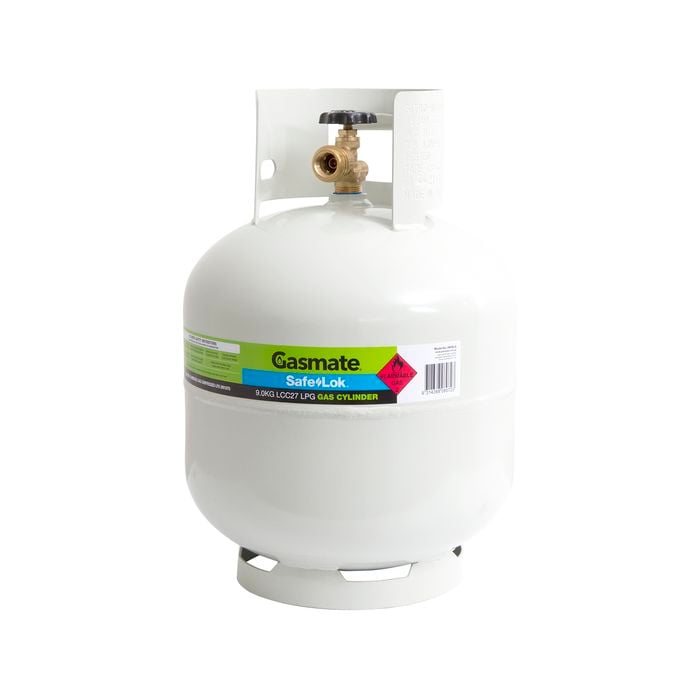 Gasmate Safe Lok LCC27 9kg Propane Gas Cylinder