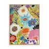 Artey | Secret Garden Floral I - Framed Canvas - Natural Frame - 45 x 60cm