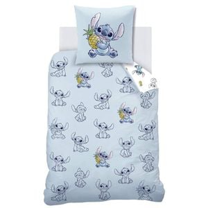 Disney Lilo & Stitch Pineapple Cotton Quilt Cover Set - Single Bed Size