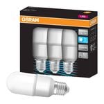 Osram E27 LED 1000lm Daylight Stick 11W Light Globe - 3 Pack