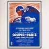 Galrie Autodrome Montlhery 1939 Vintage Racing Poster-Celebrate Historic Automobile Rally, Black Frame, A2 42x 60cm (16x 24inch)