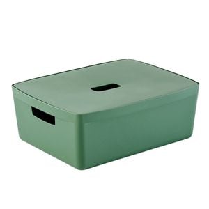 Inabox 19L Myrtle Green Modular Storage Container