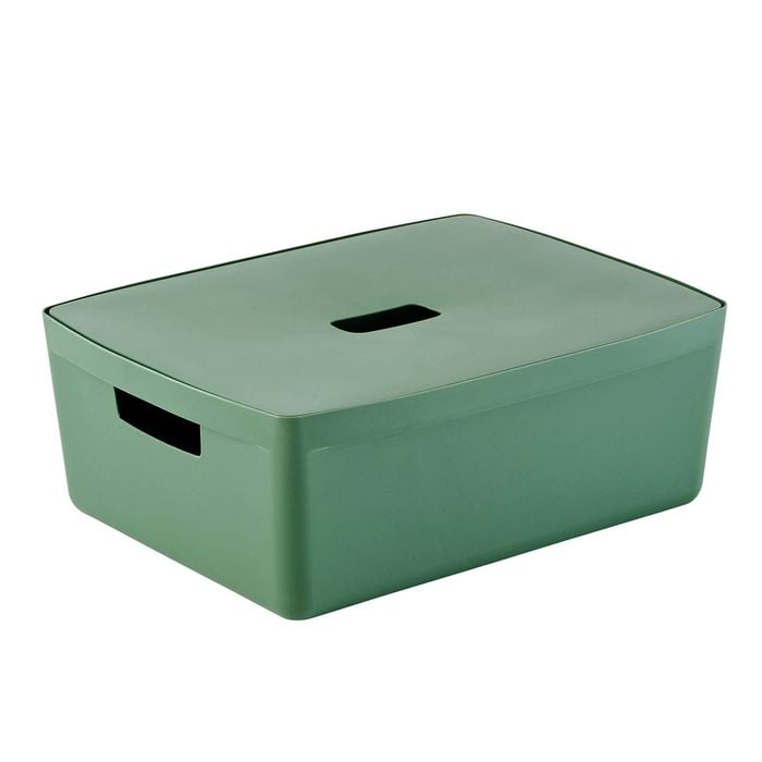 Inabox 19L Myrtle Green Modular Storage Container