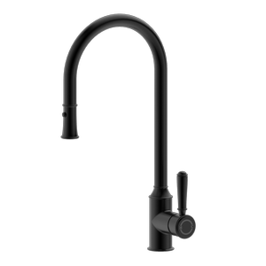Mondella    Black Matte Maestro Pull Out Vege Spray Sink Mixer