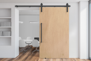 Matte Black Barn Door Hardware Bundle