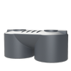 Melro Tanks 4000L Slate Grey Squat Slimline 4010 Poly Water Tank