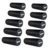 SMAI Foam Roller - Half Length Firm - Bulk 10 Pack - Black