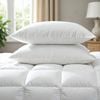 Goose Feather & Down Quilt 500gsm + Pillows 2 Pack White Queen