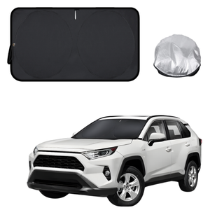 Front Windscreen Sun Shade for Toyota RAV4 2019 - 2025 (XA50) - Standard 150 x 85 cm - Black